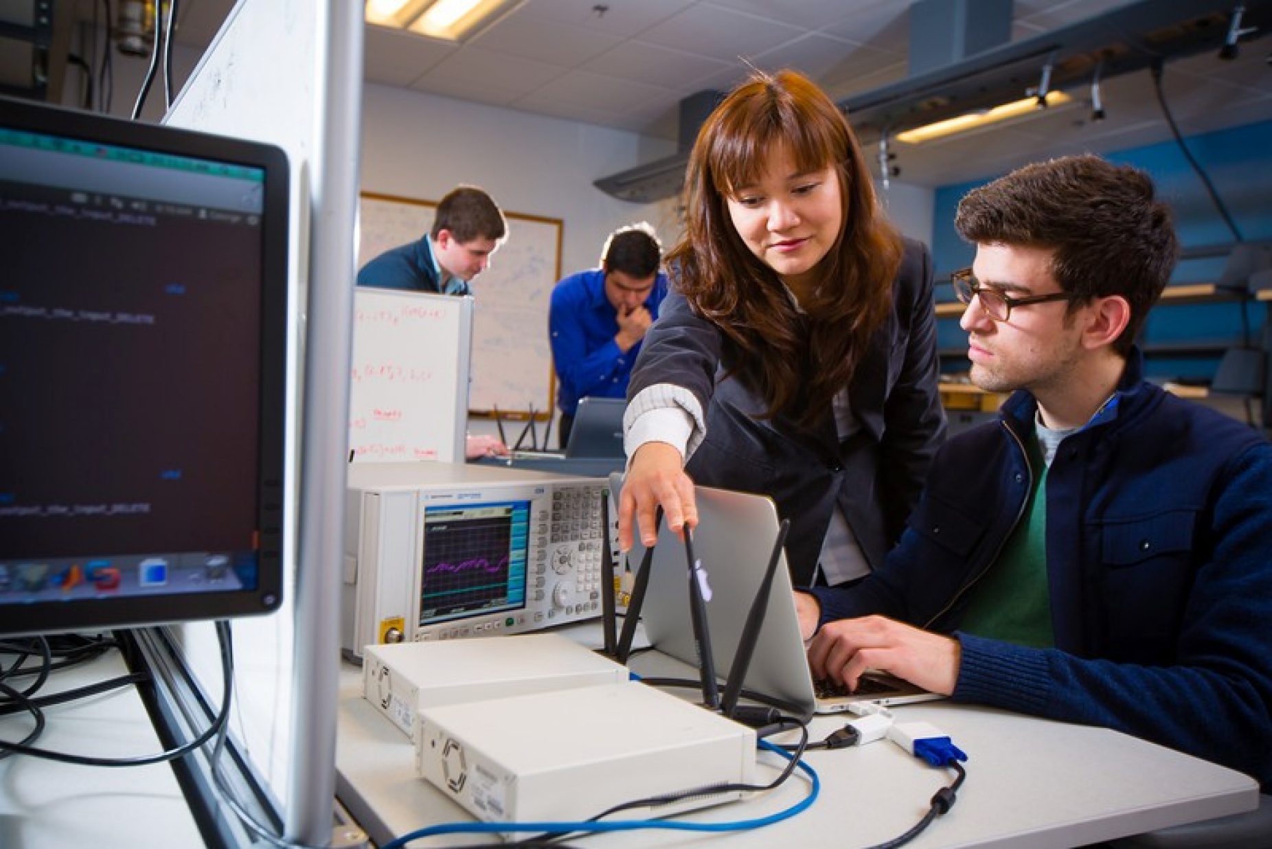 UB electrical engineering students. 