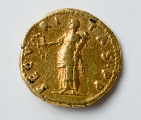 a gold aureus of the Roman emperor Otho. 