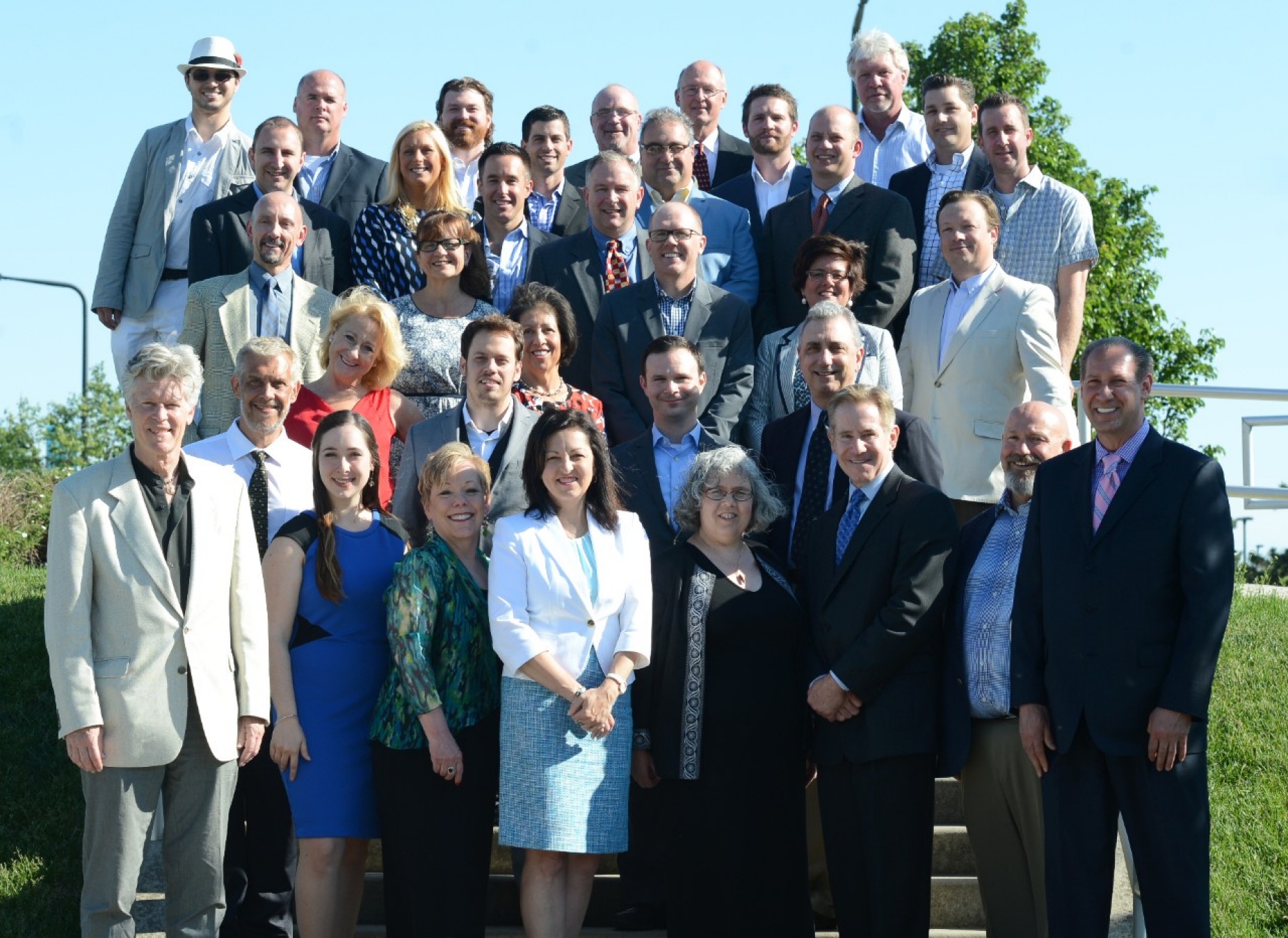 46 graduates of the UB's School of Management's Center for Entrepreneurial Leadership. 