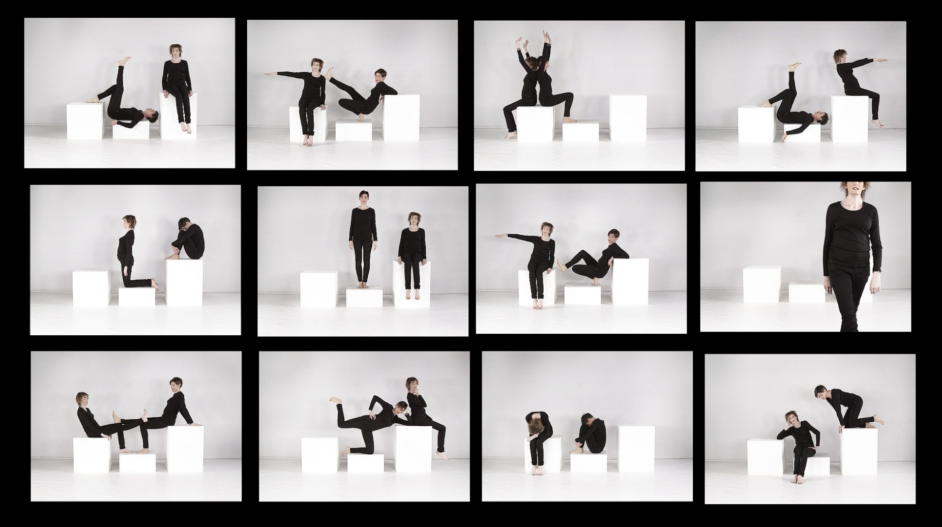 Jacqueline Donachie art titled Pose Work for Sisters. 