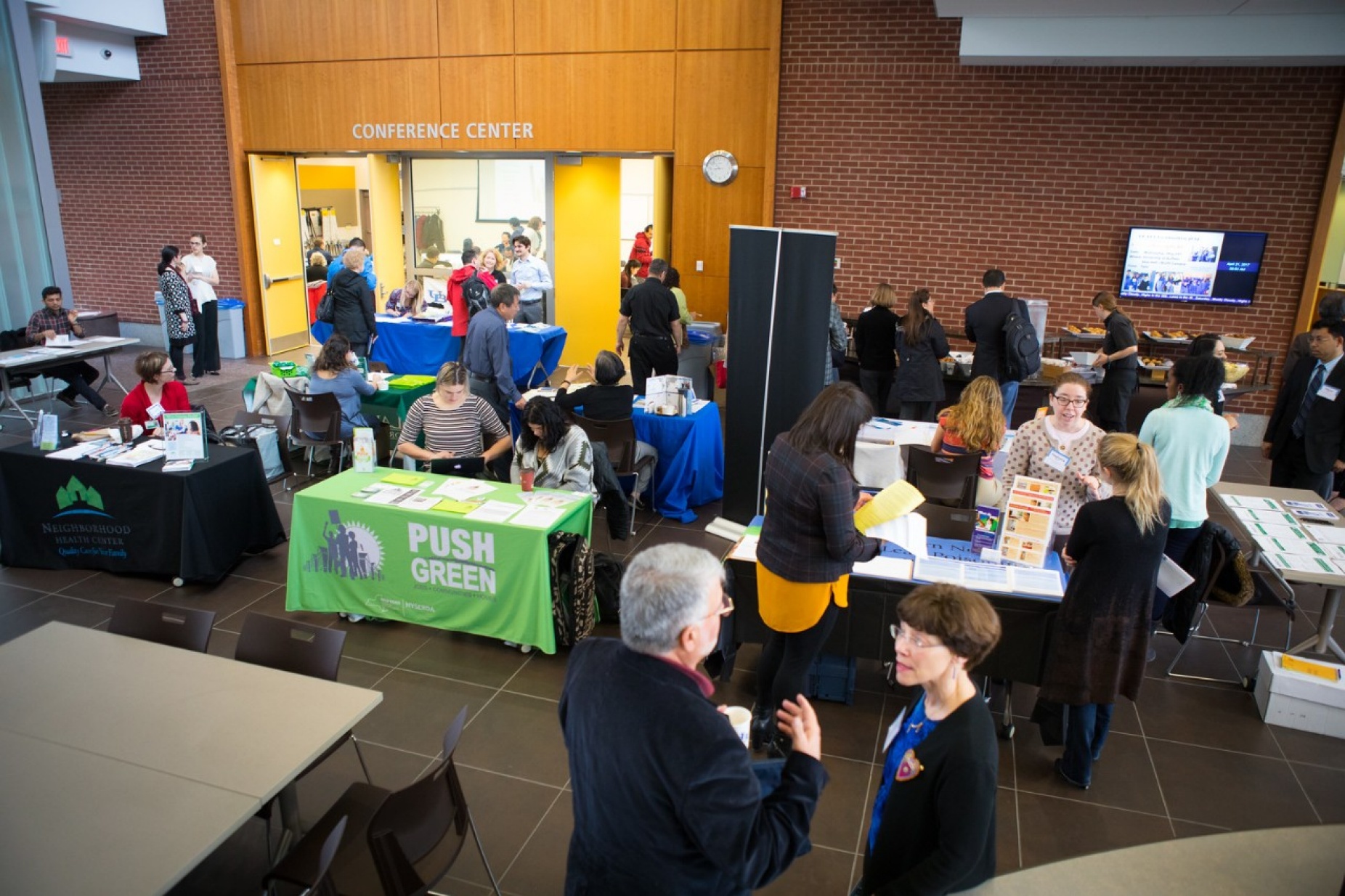 Participants attending the Refugee Health Summit. 