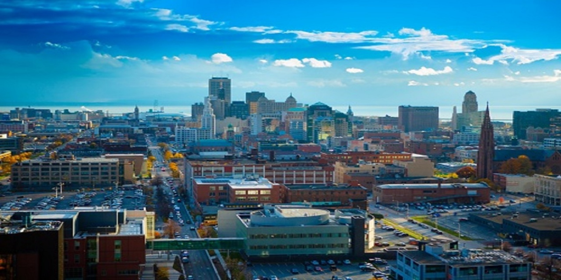 Buffalo skyline.