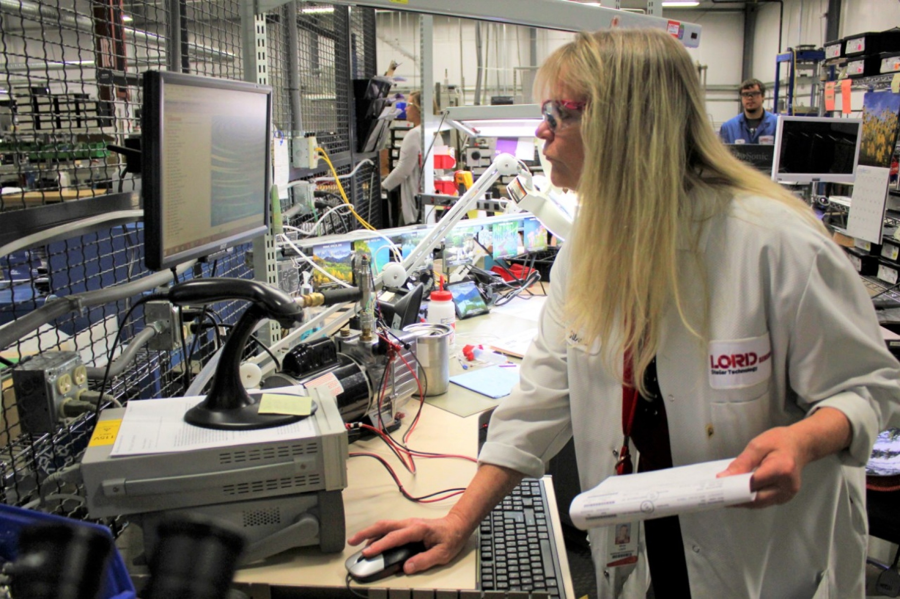 Employees working at Lord Corporation. 