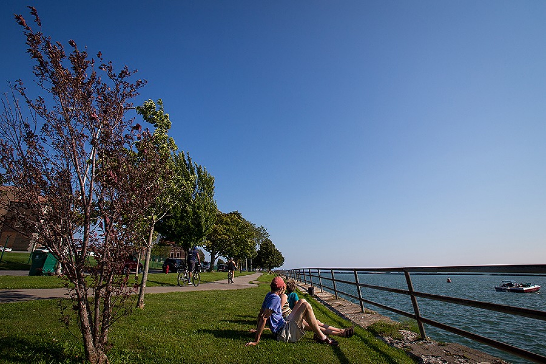 LaSalle Park along the Buffalo waterfront. 