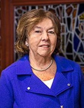 Dorothy A. Jones in blue blazer. 