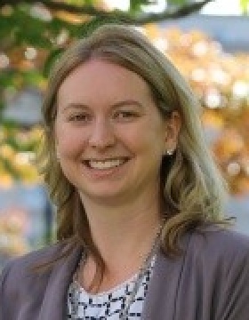 Environmental portrait of U B researcher Jessica Kruger. 