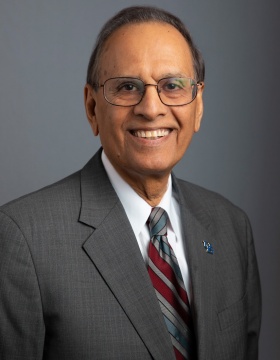 Portrait of UB President Satish K. Tripathi. 