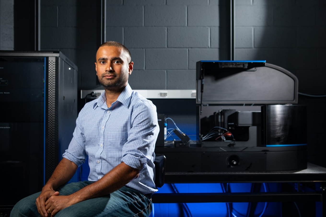 Zoom image: UB biophysicist Priya Banerjee. A $2 million grant from the National Institutes of Health will support the Banerjee group's research on protein-RNA condensates. Credit: Douglas Levere / University at Buffalo 