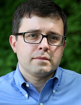 Portrait of UB architecture professor Nick Rajkovich. 