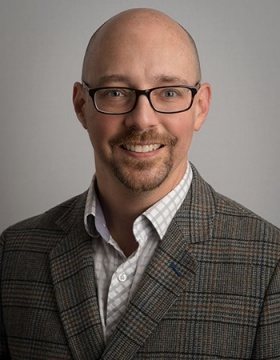 Portrait of UB psychologist Chris McNorgan. 