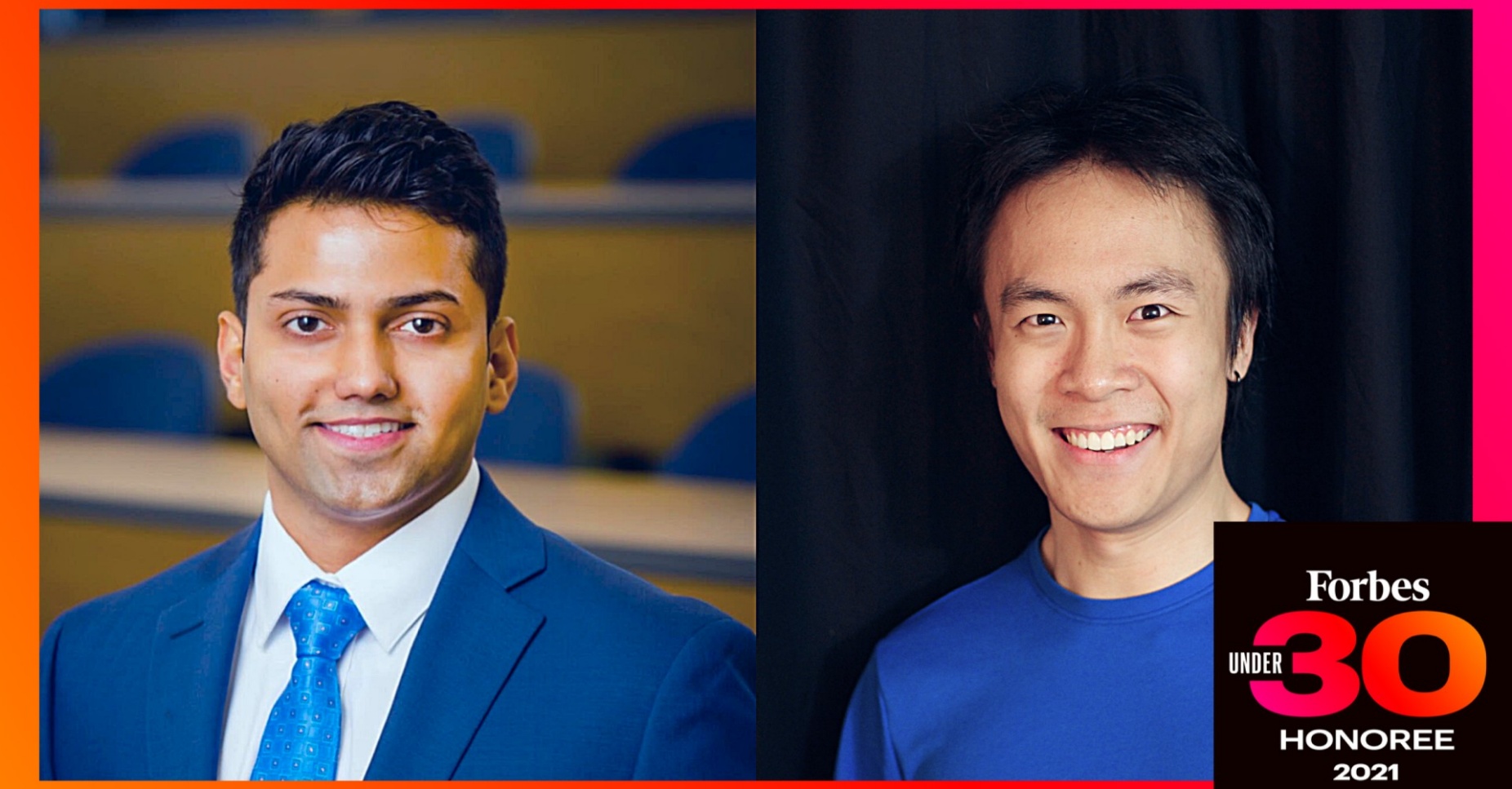 Zoom image: Rohan Shah, left, and Huy Duc Pham of Classavo. 