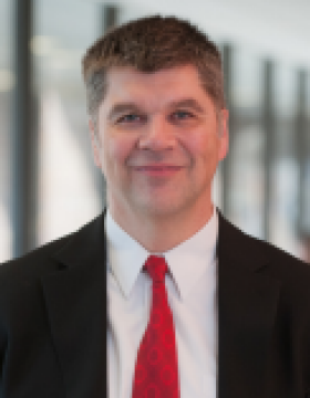 Portrait of University at Buffalo social work researcher Robert Keefe, PhD. 