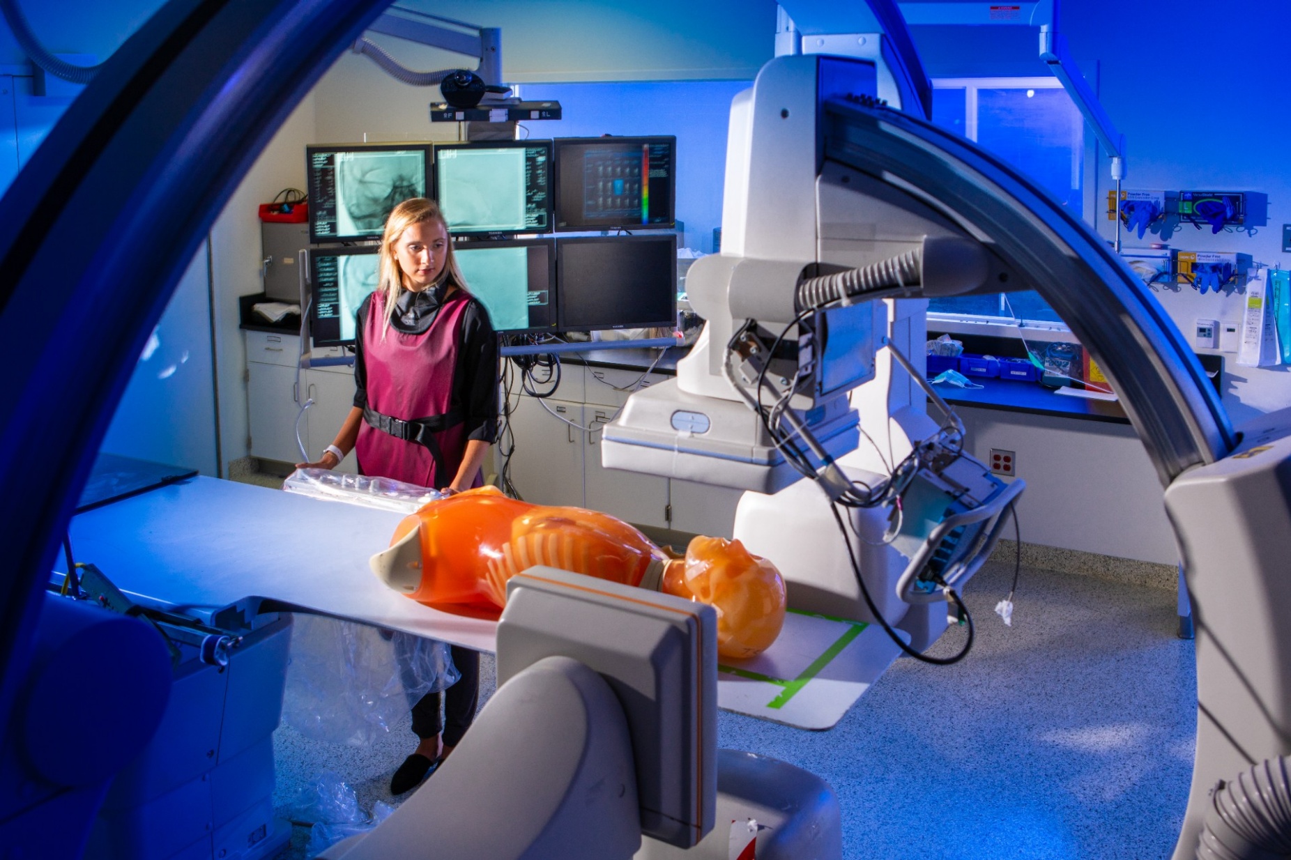 Zoom image: UB biomedical engineering PhD candidate Kelsey Sommer is chief operating officer of QAS.AI, a startup that&rsquo;s developing AI-driven software to inform decision-making during aneurysm surgeries. Sommer is principal investigator on a National Science Foundation Small Business Technology Transfer grant that aims to advance this effort. Credit: Douglas Levere / University at Buffalo 