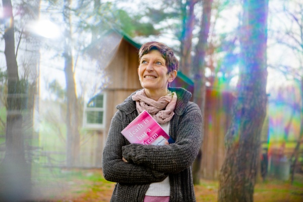 Zoom image: Portrait of Carine Mardorossian, UB professor of English and Global Gender and Sexuality Studies, and co-author, with Christopher Kerr, of &quot;Death Is But a Dream. The two had been friends for years before they began writing. Credit: Douglas Levere / University at Buffalo 