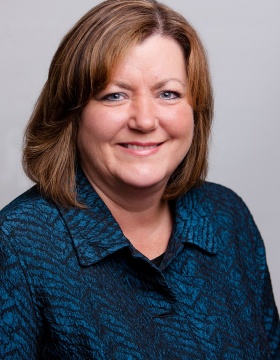 Portrait of Jean Wactawski-Wende in Farber Hall. 