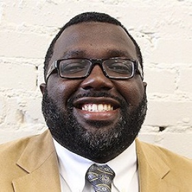 Portrait of LaGarrett King. 