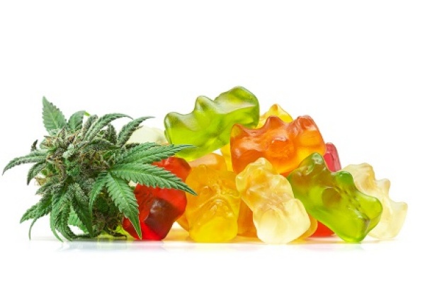Zoom image: Delta-8-tetrahyrdocannabinol is a hemp-derived cousin of cannabis that is often consumed in edibles such as gummies. 