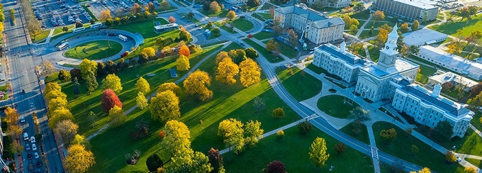 Aerial picture of South Campus. 