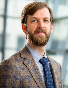 Ryan Muldoon, associate professor of philosophy. Photo: Douglas Levere. 