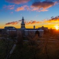 UB's South Campus at sunrise. 