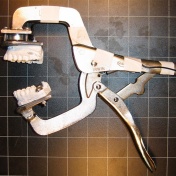 A tool created to simulate bite marks. 