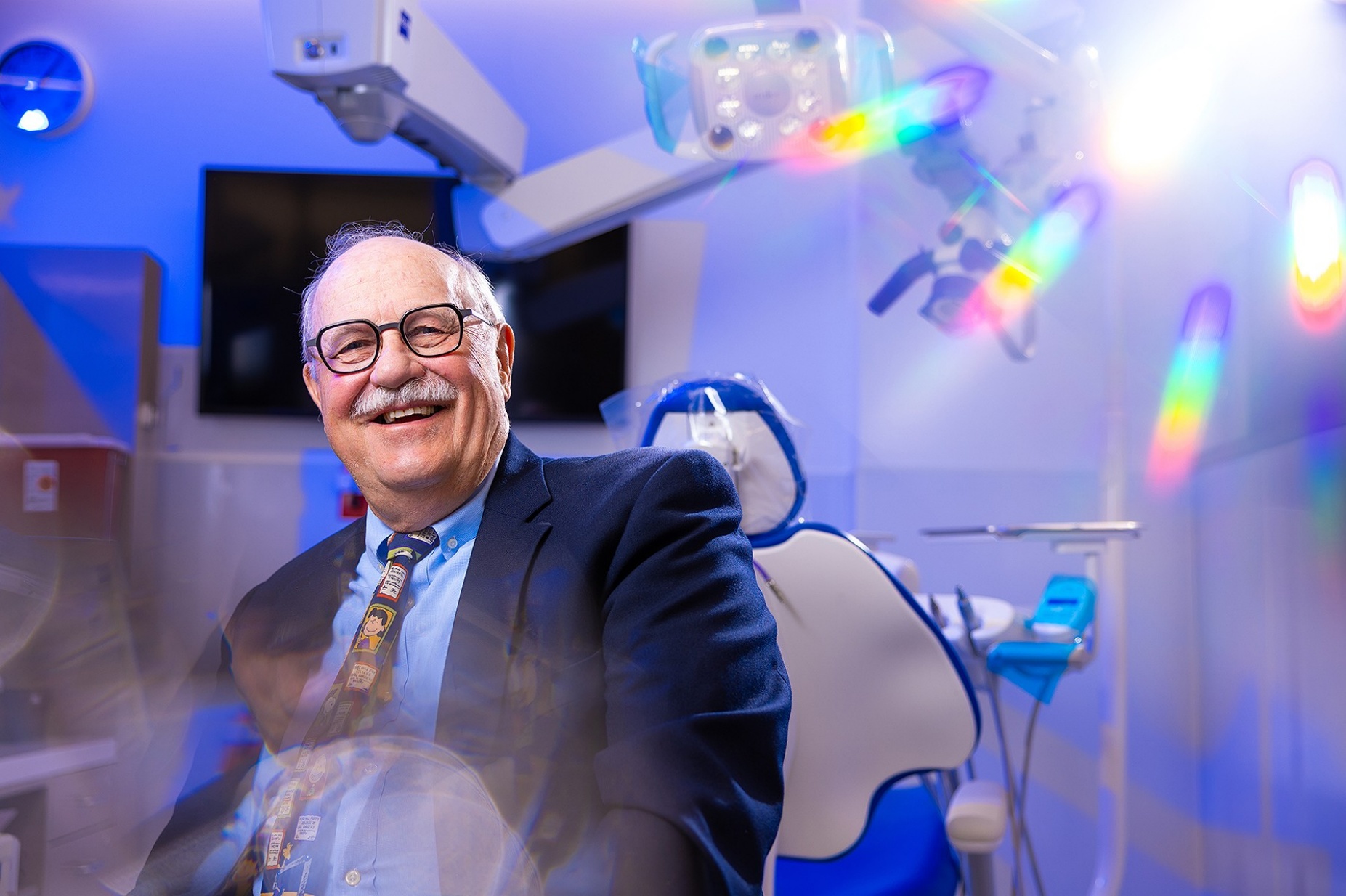 Stephen Aszkler pictured in a dentist office setting. 