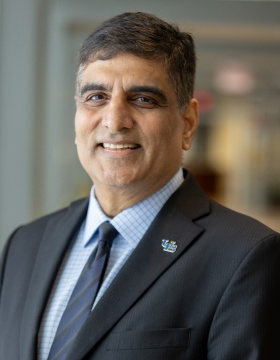 Portrait of Venu Govindaraju. 