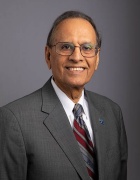 Portraits of President Satish K. Tripathi in a studio setting in Davis Hall, taken in March 2020. Photographer: Douglas Levere. 