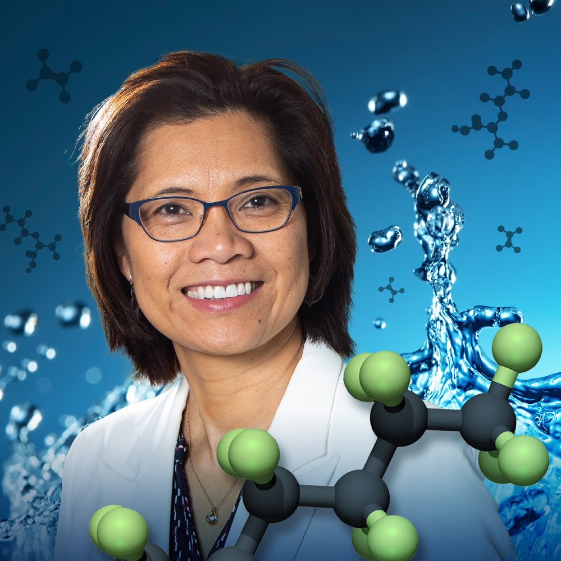 Zoom image: Diana Aga, director of the UB RENEW Institute, is the inaugural honoree of the College of Arts and Sciences' Spotlight Symposia Series. 