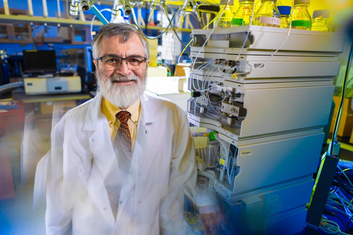 Zoom image: Luis A. Col&oacute;n has received the Joseph J. Kirkland Award in Chromatography from the American Chemical Society. Photo: Douglas Levere/University at Buffalo 
