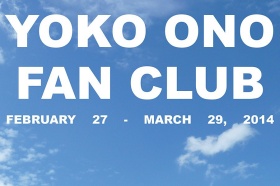 Yoko Ono Fan Club Poster. 