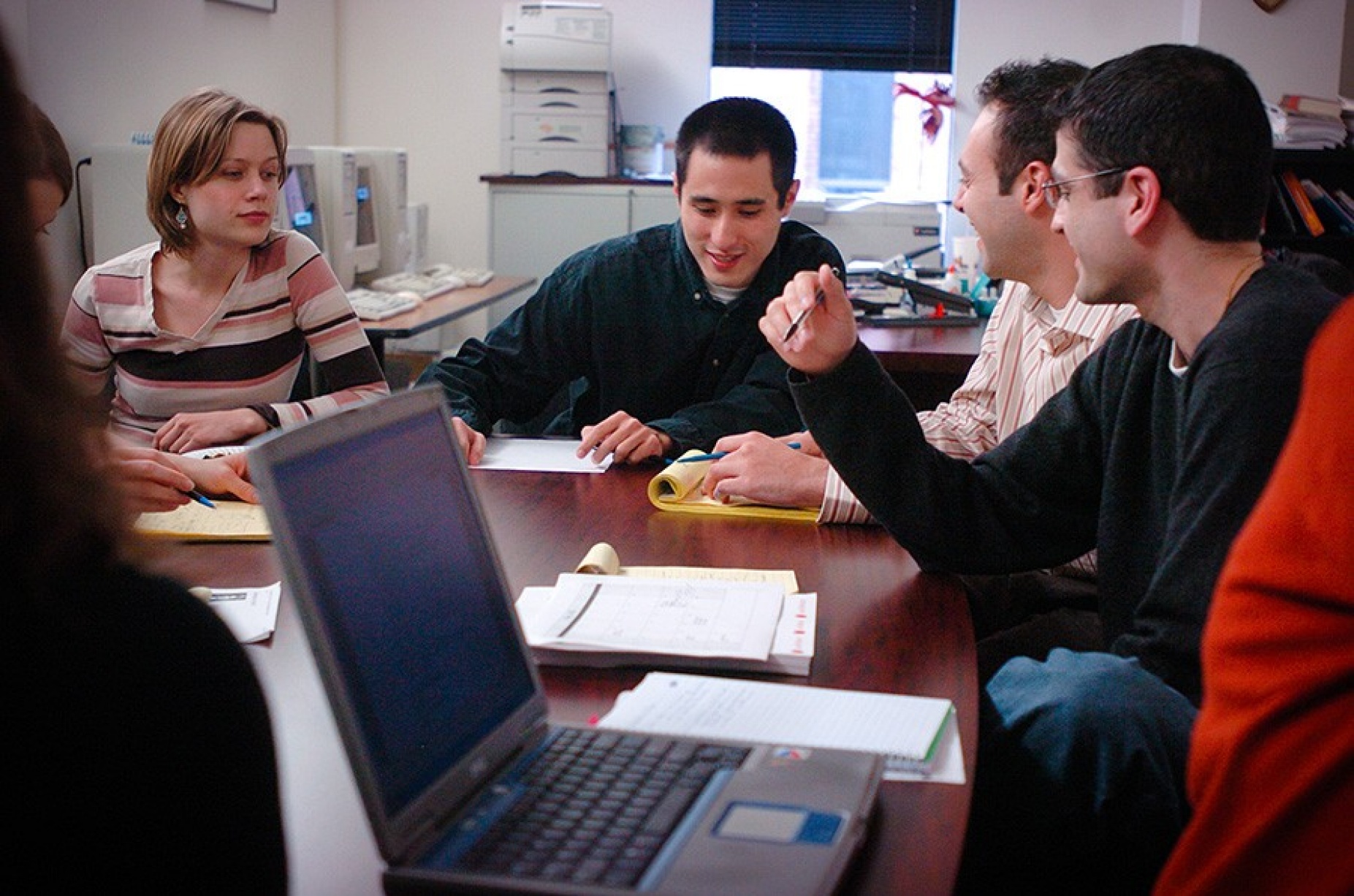 Small class in law school. 