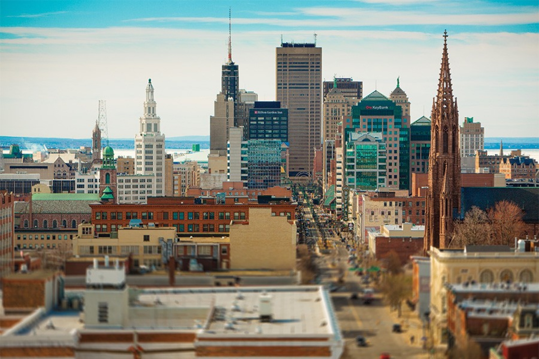 Downtown Buffalo. 
