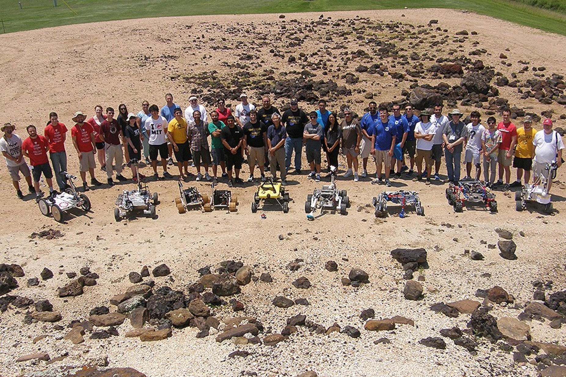 Group of contest participants. 