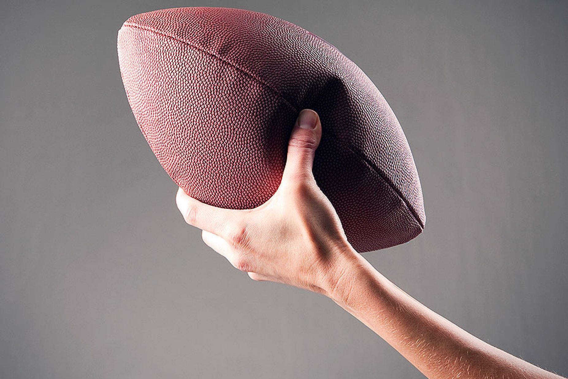 deflated football. 