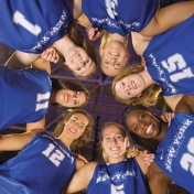The women’s basketball international contingent. 