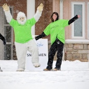 Snow puts &lsquo;winter&rsquo; back into Winterfest. 