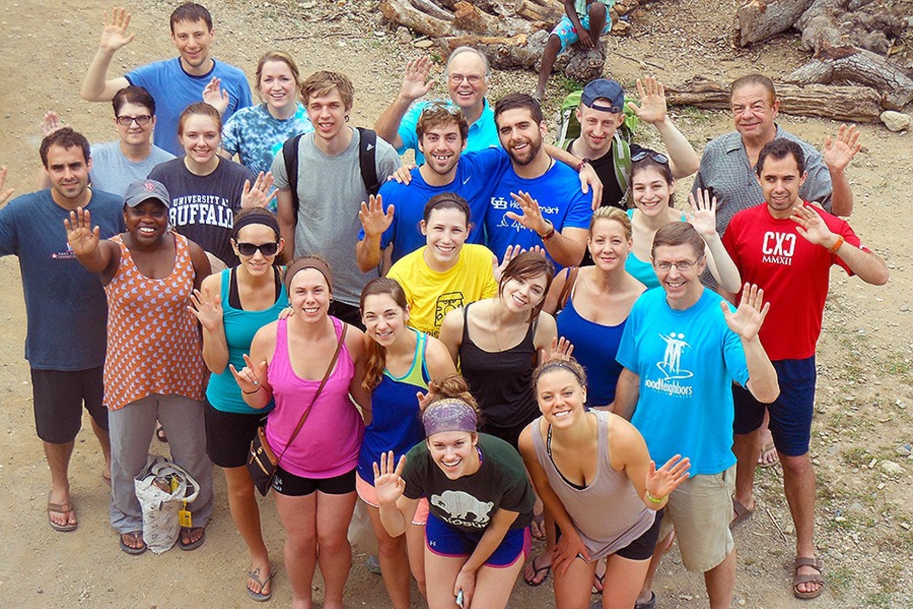 UB medical students in Haiti. 