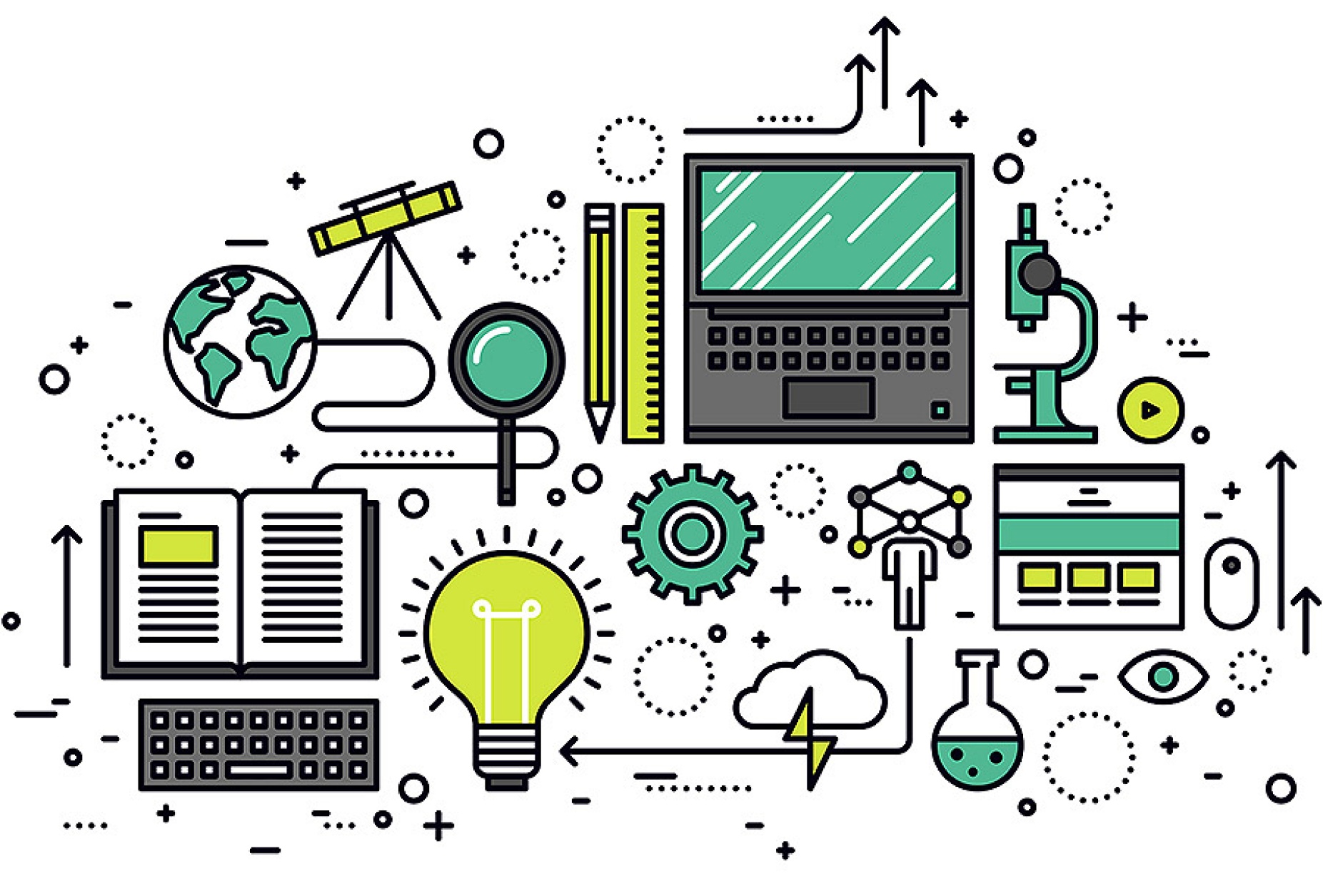 educational technology graphic. 
