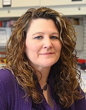 Mary McVee in a classroom. 