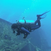 Stop at dentist before scuba diving. 