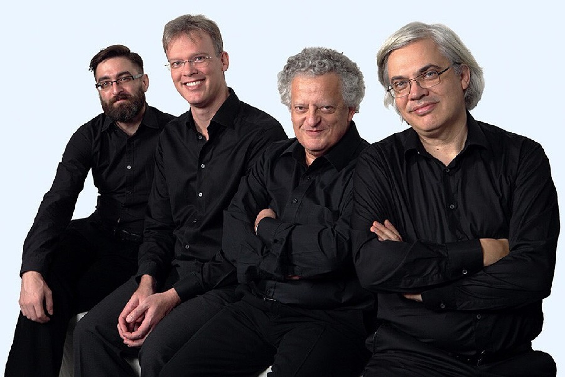 Arditti Quartet: Irvine Arditti and Ashot Sarkissjan, violin; Ralf Ehlers, viola; and Lucas Fels, cello. 