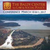 poster for changing climate law school conference. 