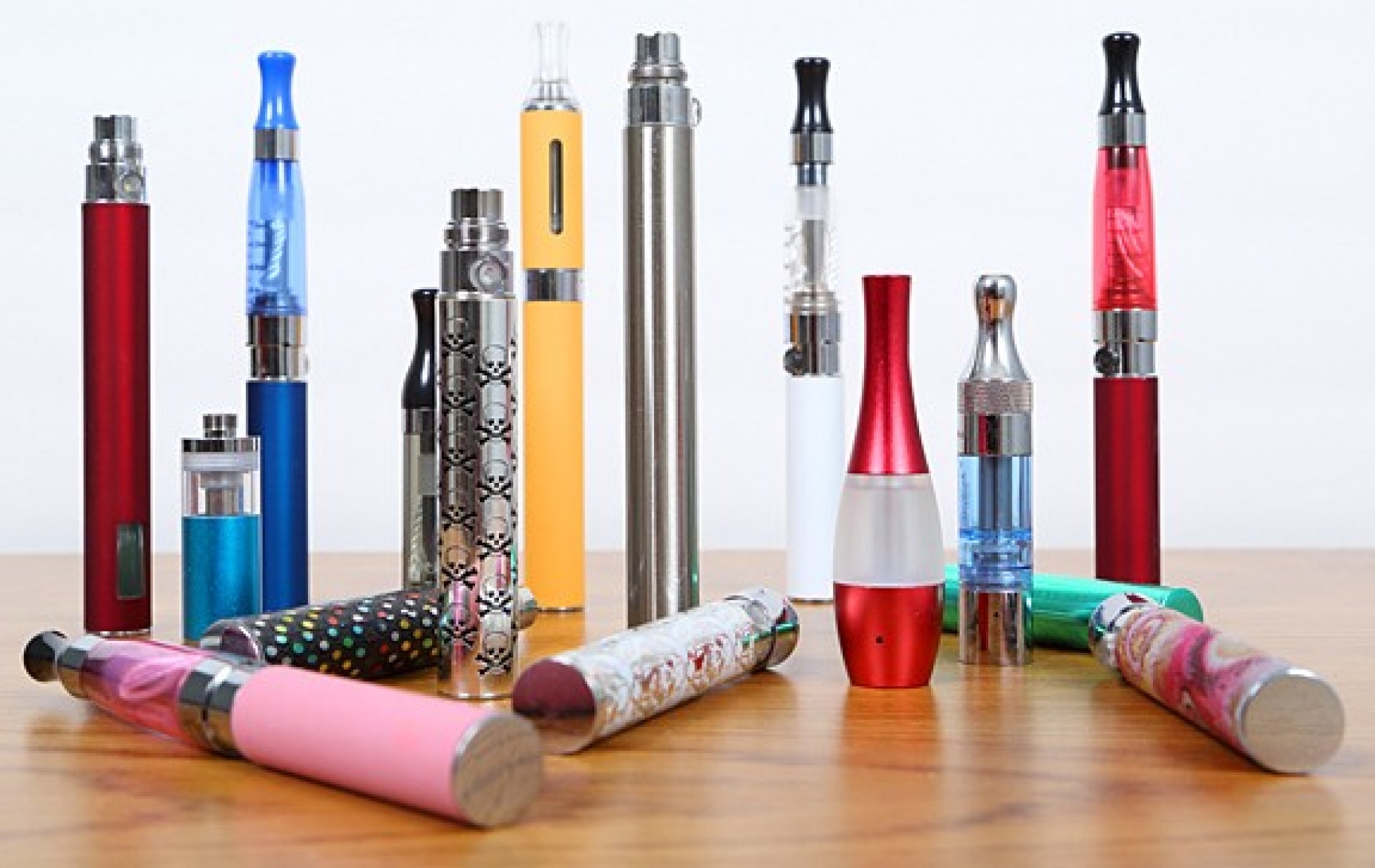 Assortment of e-cigarettes.