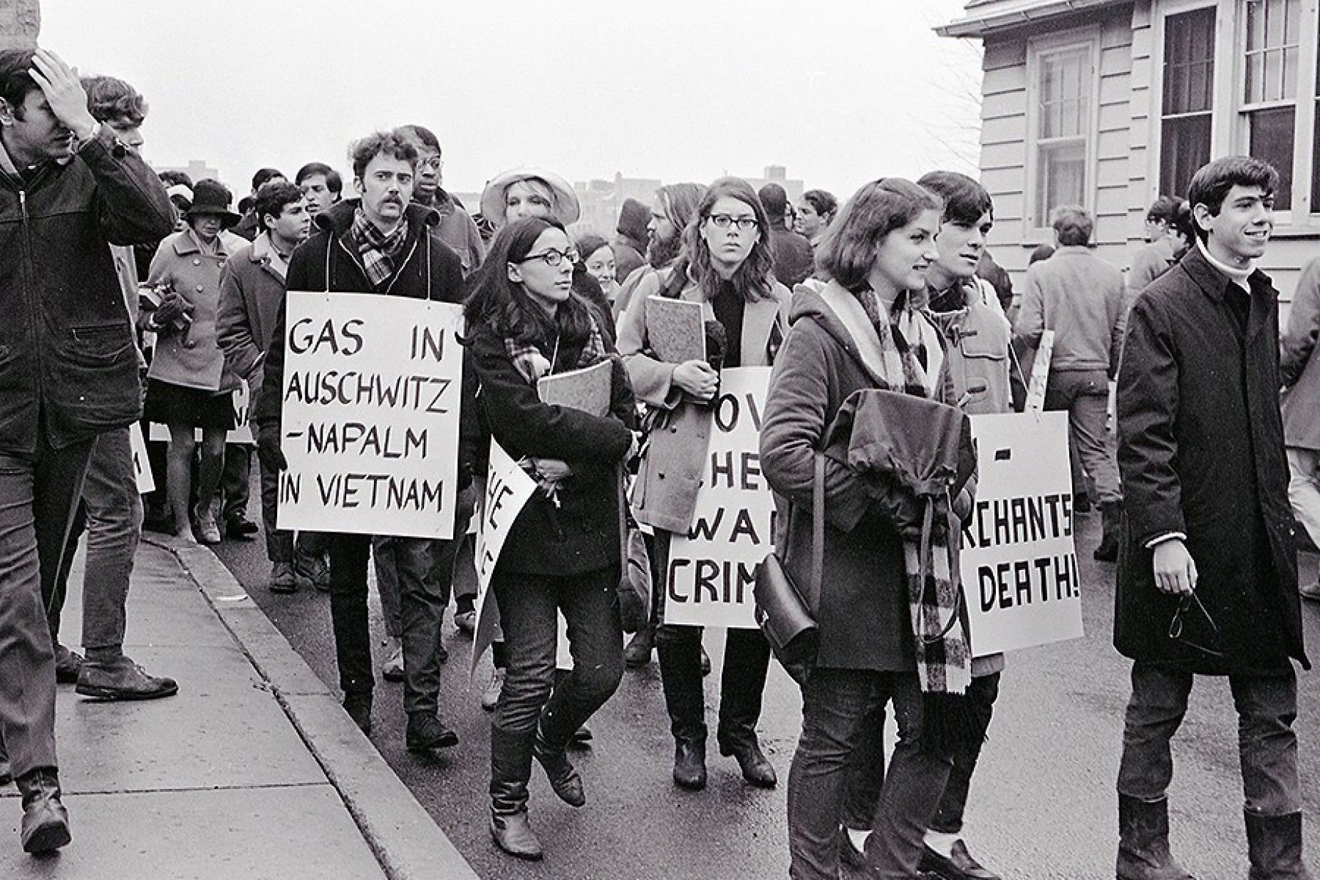 Student protest in 1967.