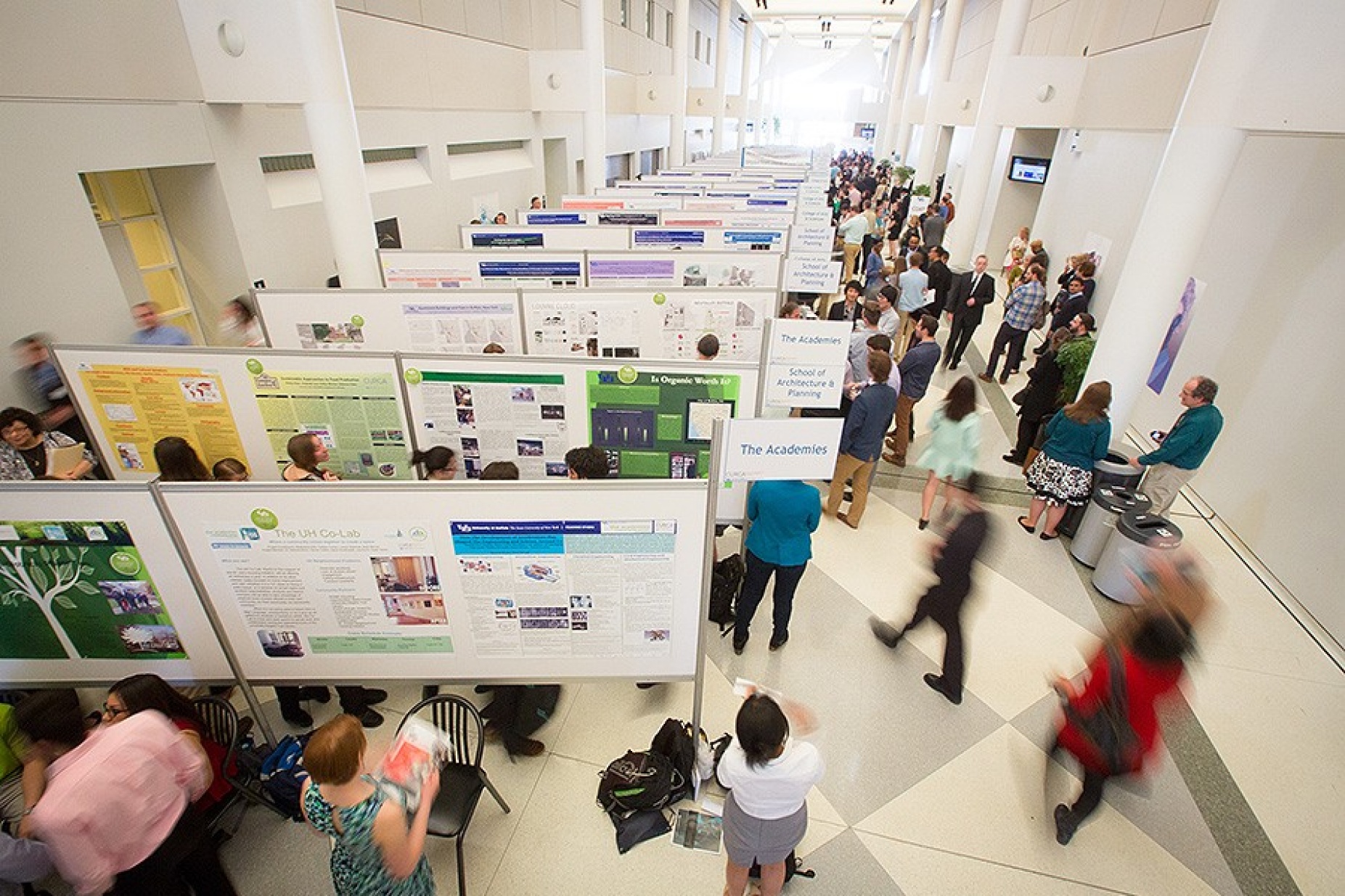 Poster presentations at the 11th celebration of student academic excellence.