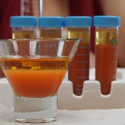 Strawberry DNA cocktail. 