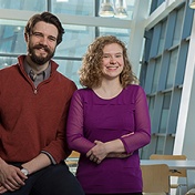 Walker Gosrich and Anne Fortman, Barry Goldwater scholarship winners. 