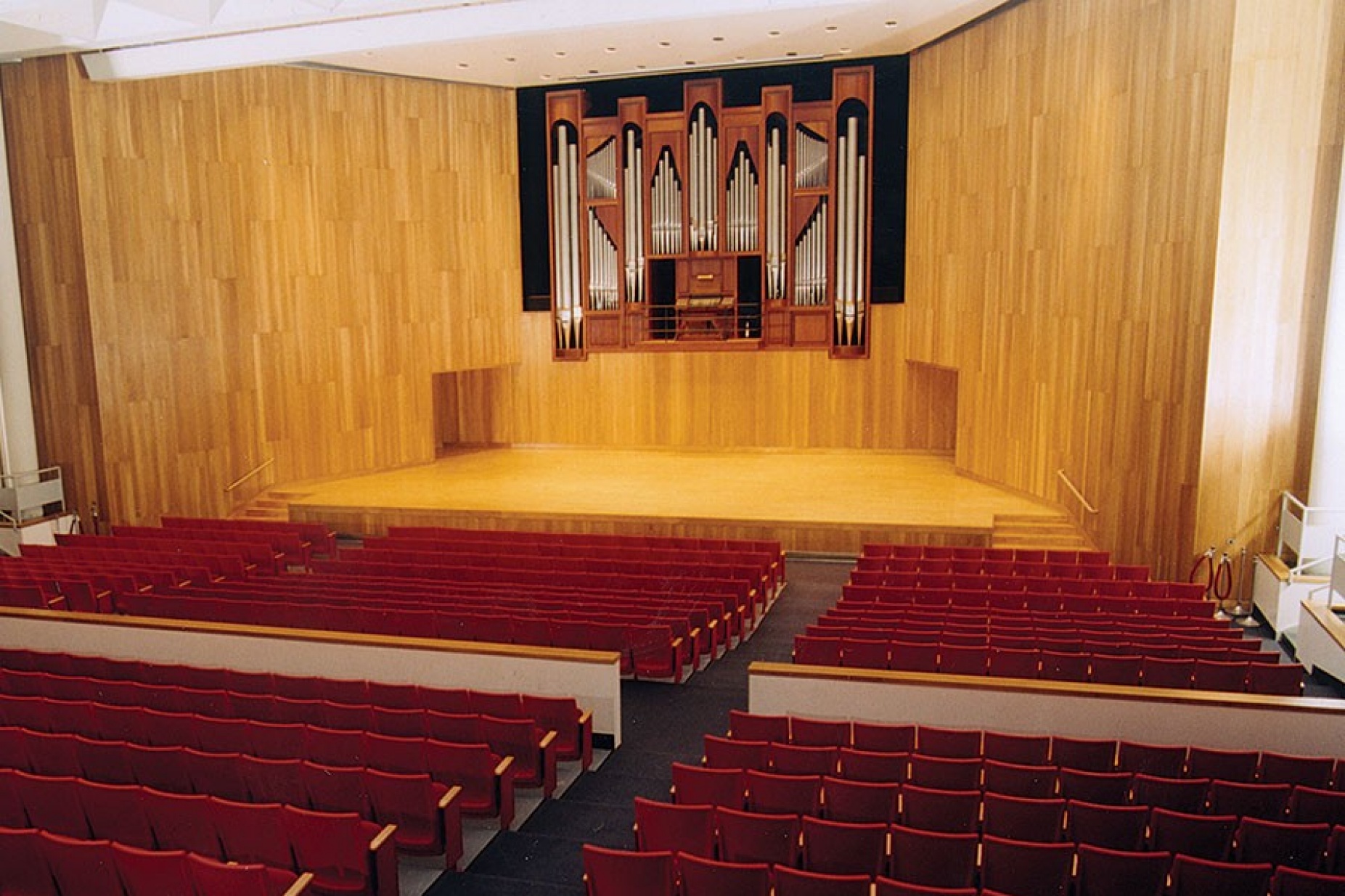 Fisk organ in Lippes Concert Hall. 