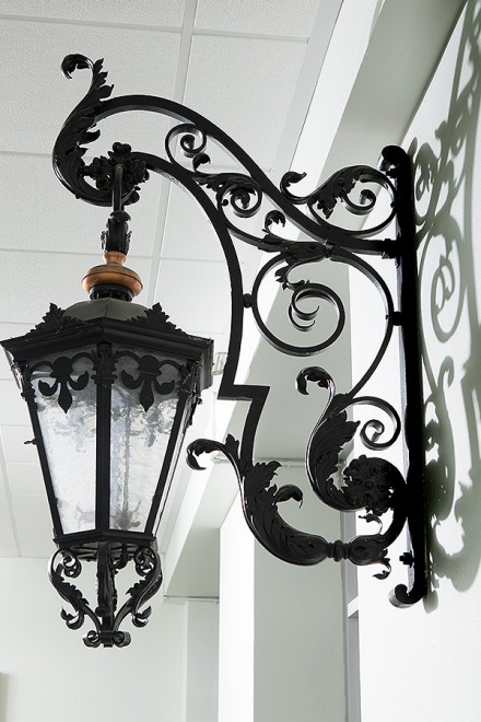 Zoom image: The Farber Hall lantern. Photo: Douglas Levere 